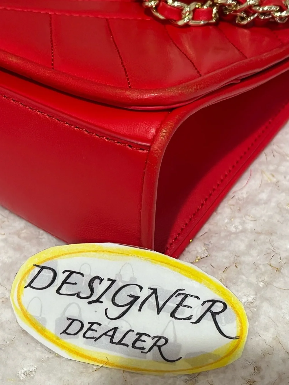 TORY BURCH Alexa Red Quilted Convertible Shoulder Bag